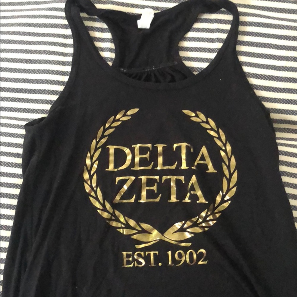 Delta Zeta black tank
